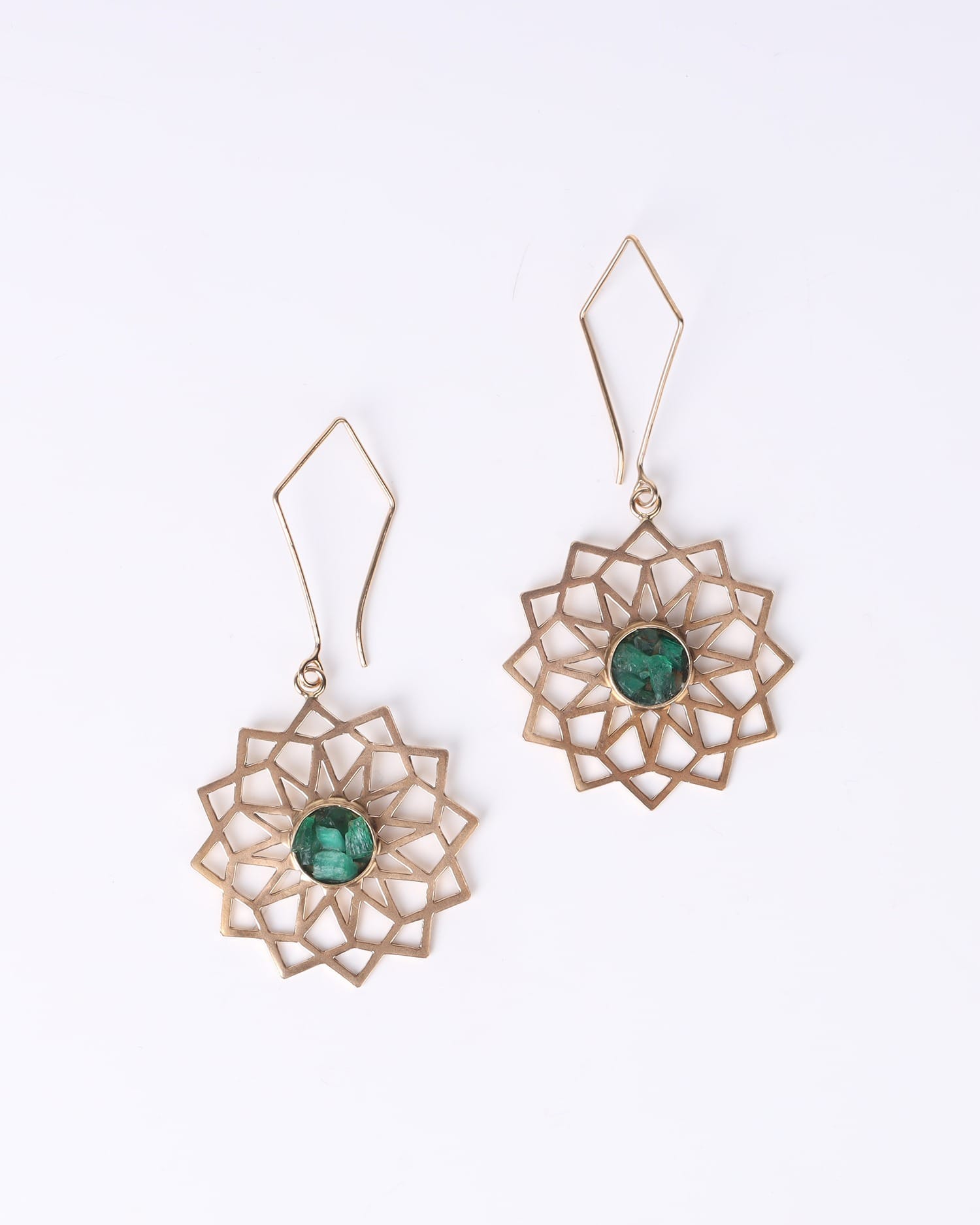 Earrings Elegant Green – Ethical Handmade Jewelry