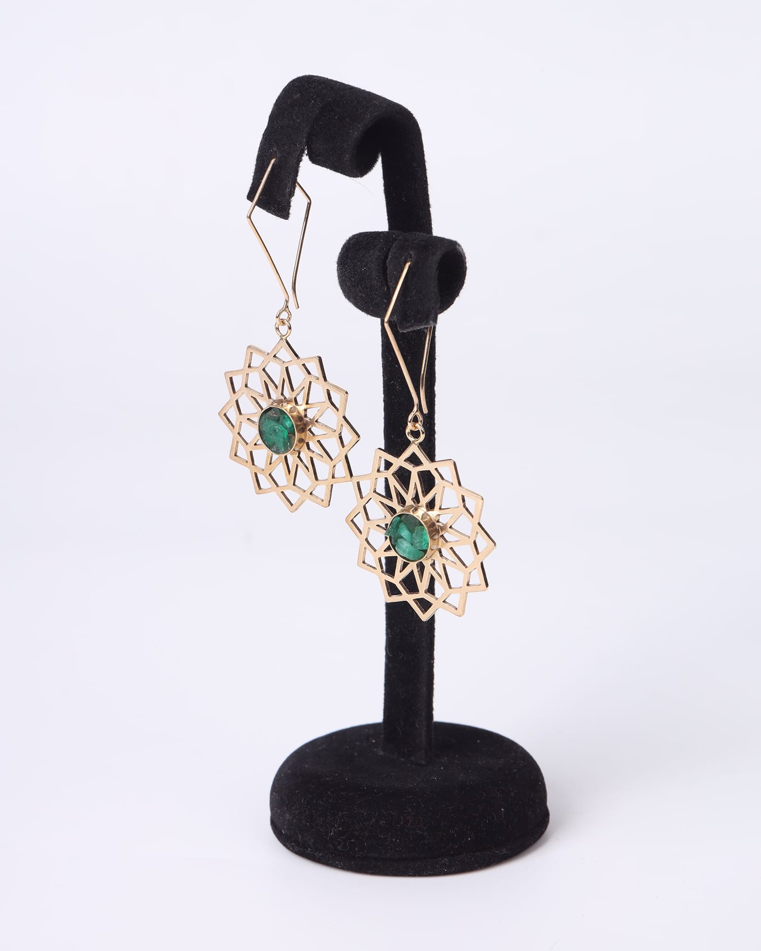 Earrings Elegant Green – Ethical Handmade Jewelry