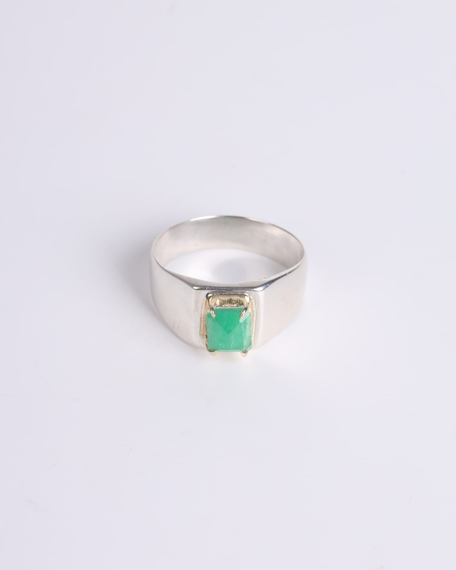 Ring with Panjshir Emerald – 925 Sterling Silver