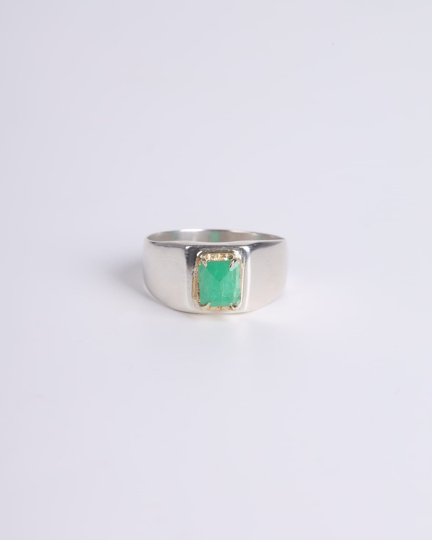 Ring with Panjshir Emerald – 925 Sterling Silver