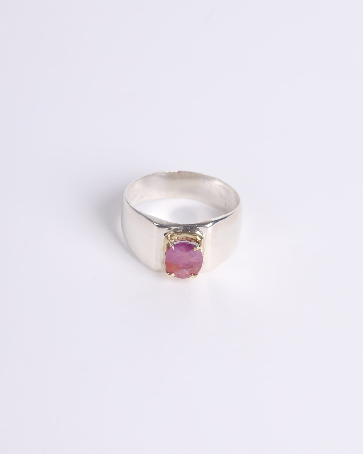 Ring with Jeddeluk Ruby – 925 Sterling Silver