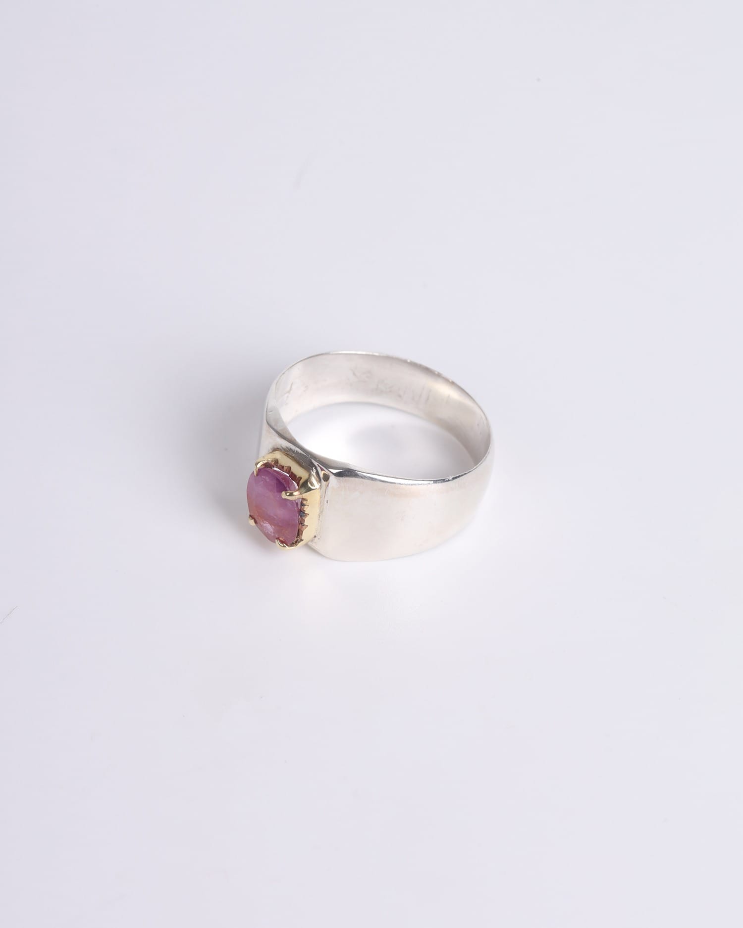 Ring with Jeddeluk Ruby – 925 Sterling Silver