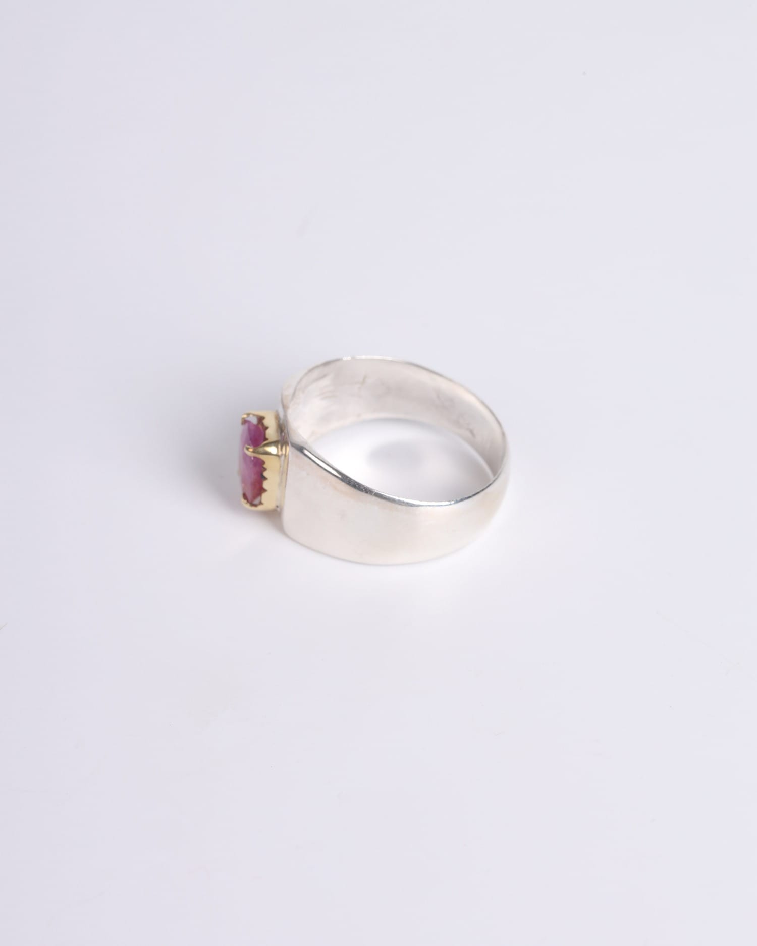 Ring with Jeddeluk Ruby – 925 Sterling Silver