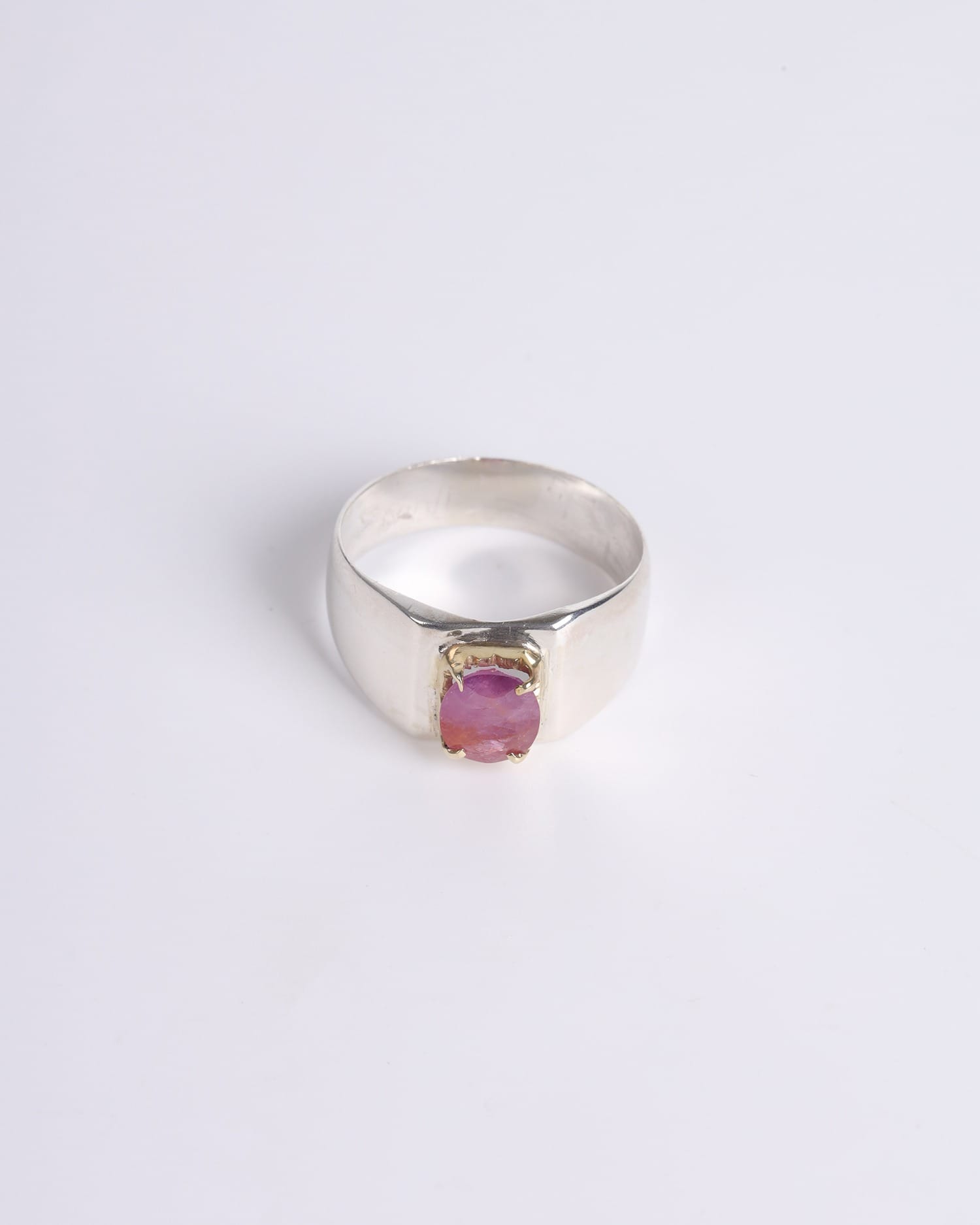 Ring with Jeddeluk Ruby – 925 Sterling Silver