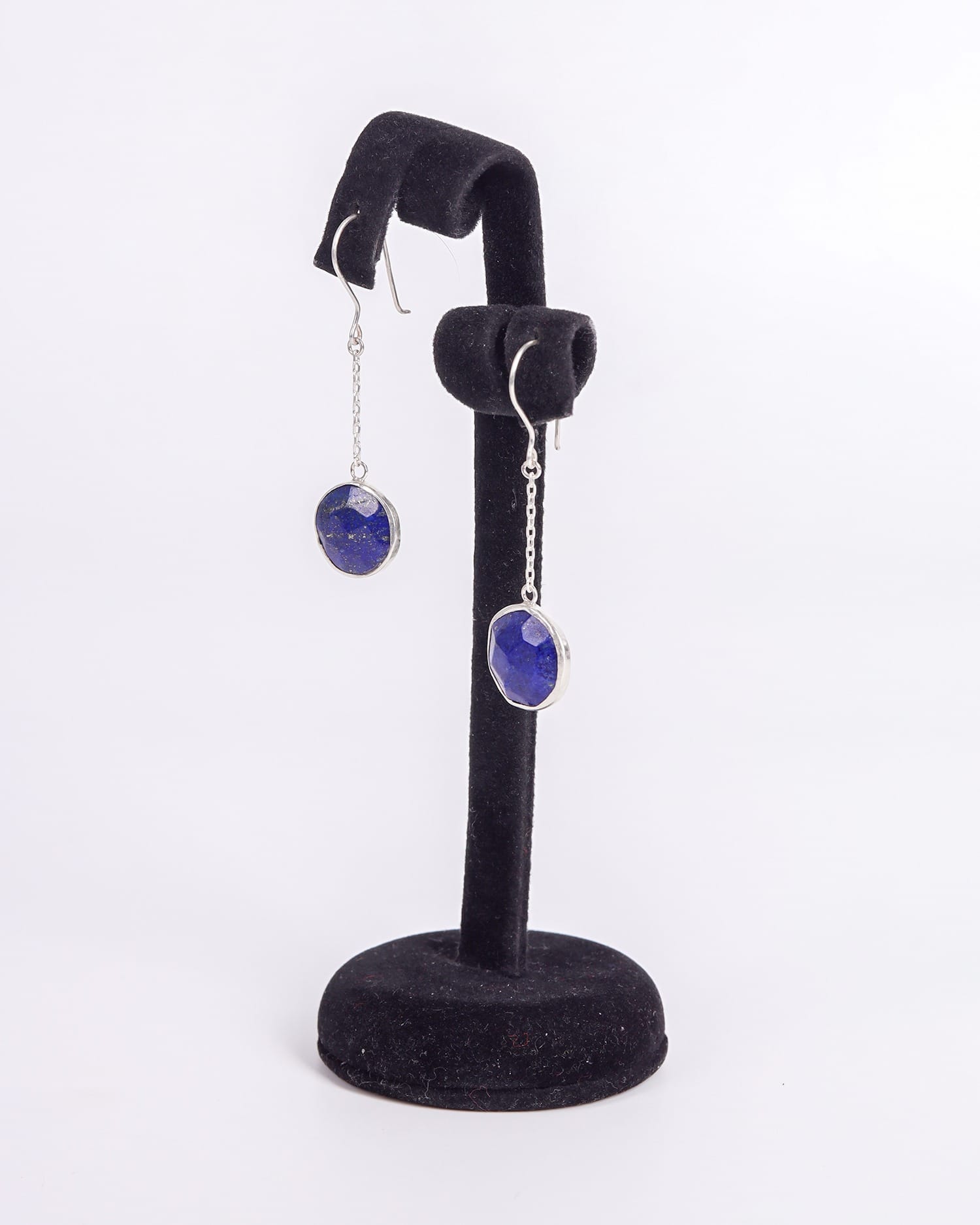 Lapis Lazuli Necklace & Earrings Set – Badakhshan Silver Jewelry