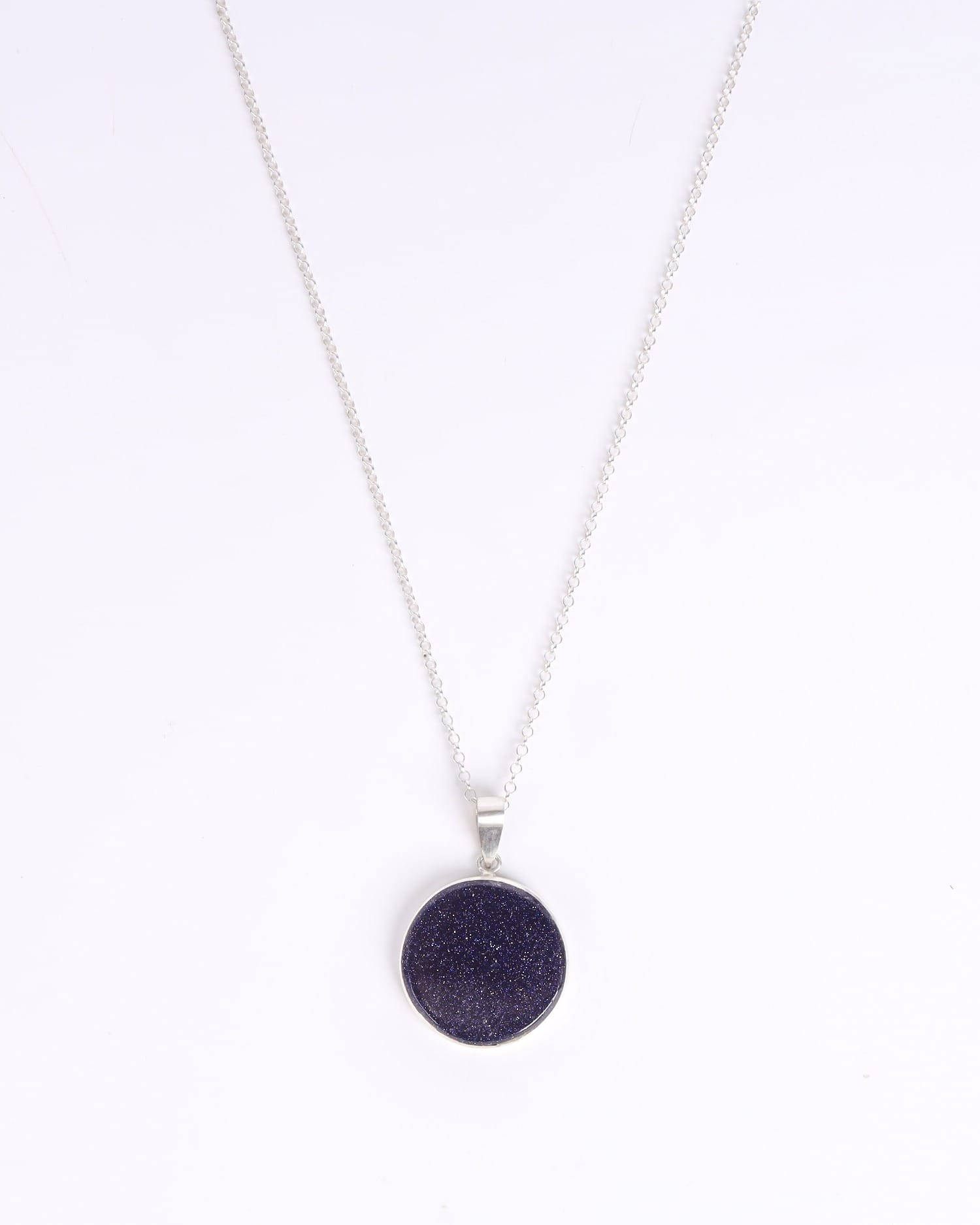 Black Star Stone Necklace & Ring Set – Handmade Afghan Sterling Silver Jewelry