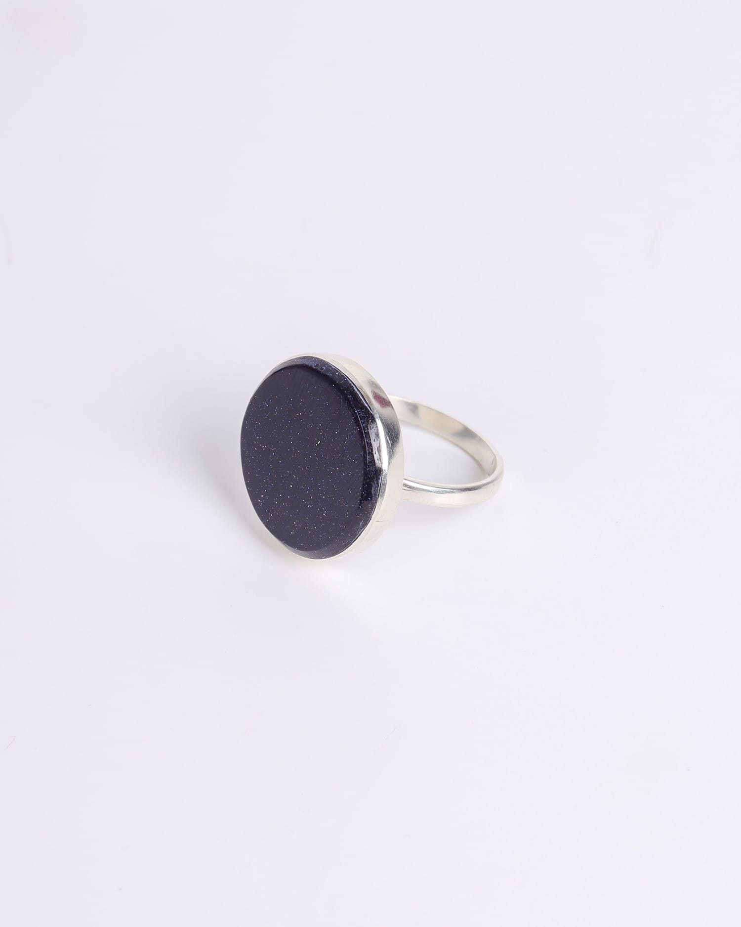 Black Star Stone Necklace & Ring Set – Handmade Afghan Sterling Silver Jewelry