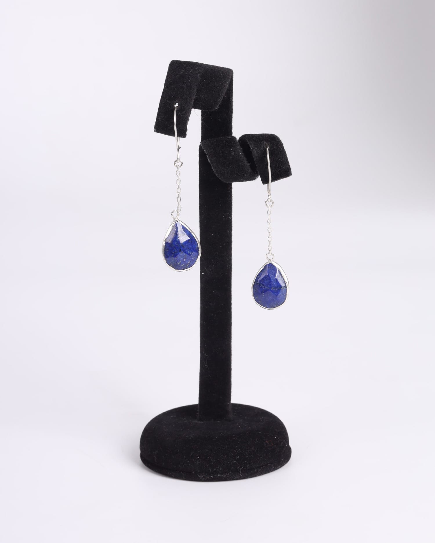 Blue Lapis Lazuli Necklace & Earrings – Traditional Afghan Jewelry