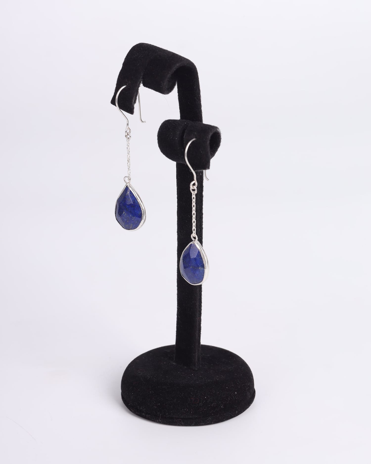 Blue Lapis Lazuli Necklace & Earrings – Traditional Afghan Jewelry