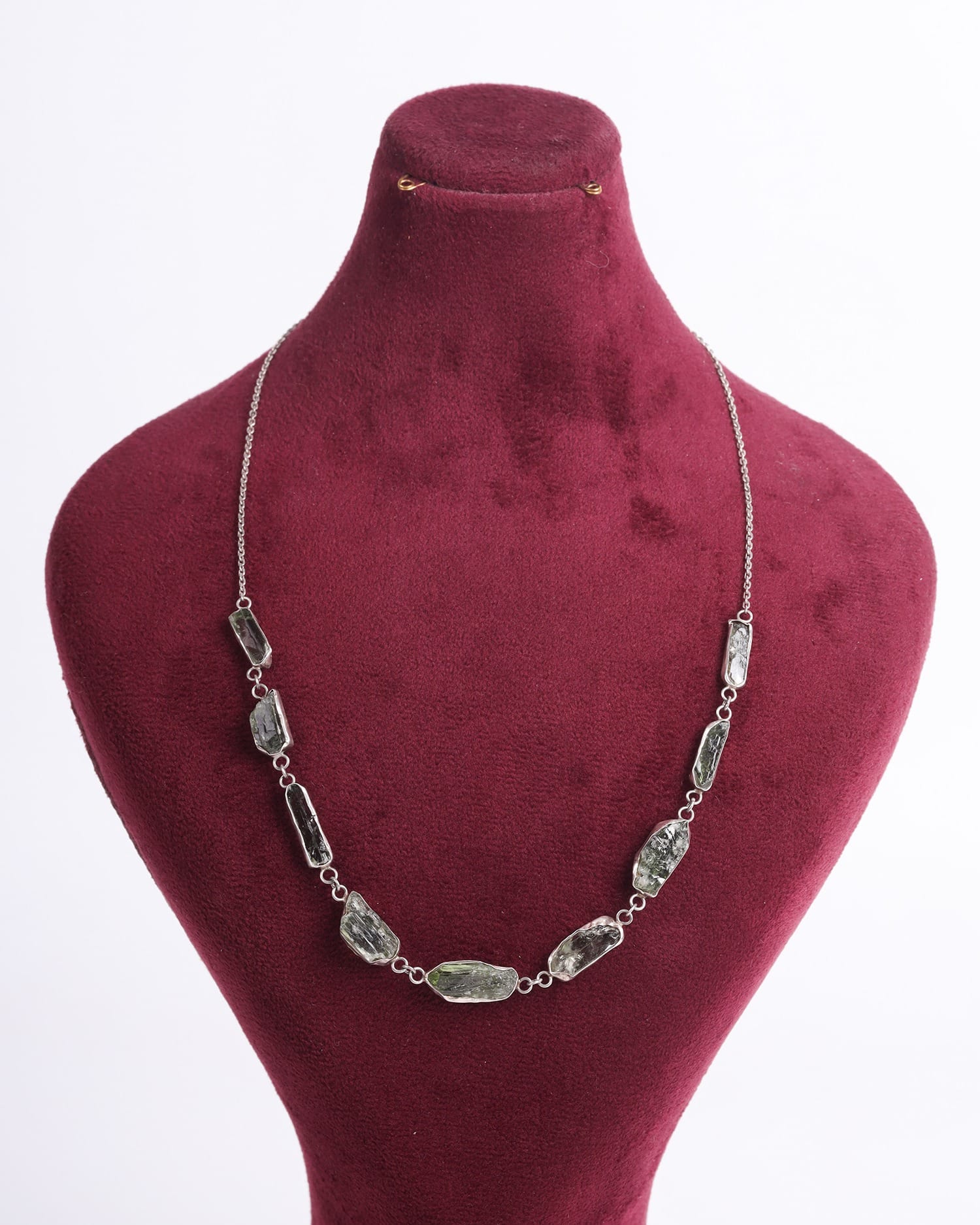 Raw Peridot Necklace, Earrings & Ring Set – Afghan Green Gemstone Handmade Jewelry
