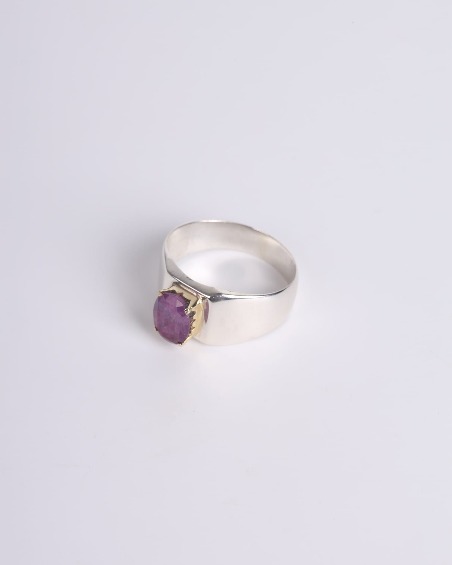 2.75ct Ruby Silver Ring for Men – Timeless Craftsmanship and Style
