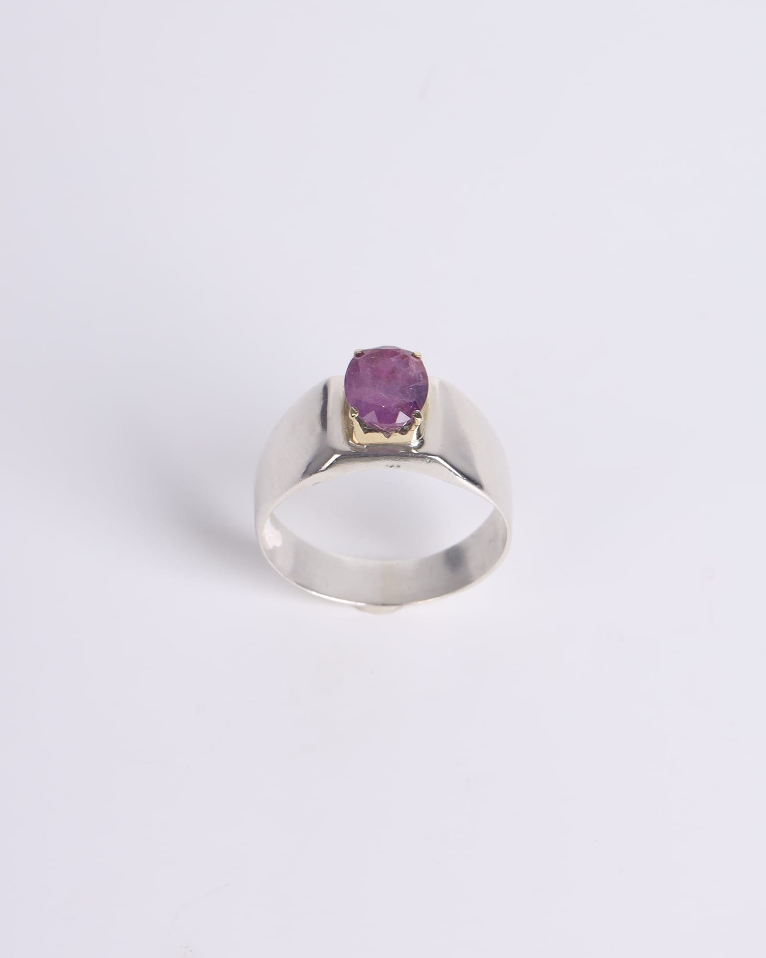 2.75ct Ruby Silver Ring for Men – Timeless Craftsmanship and Style