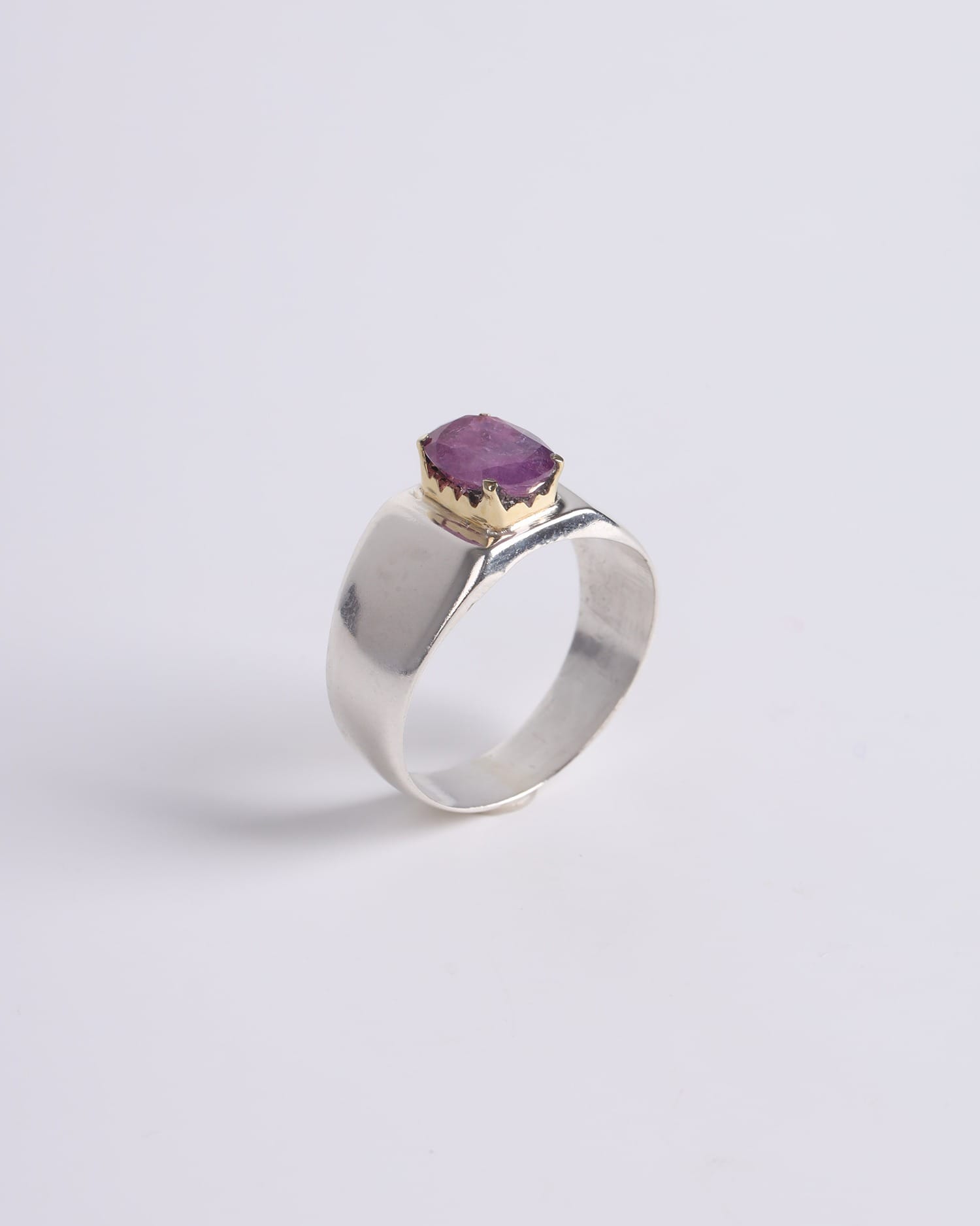 2.75ct Ruby Silver Ring for Men – Timeless Craftsmanship and Style