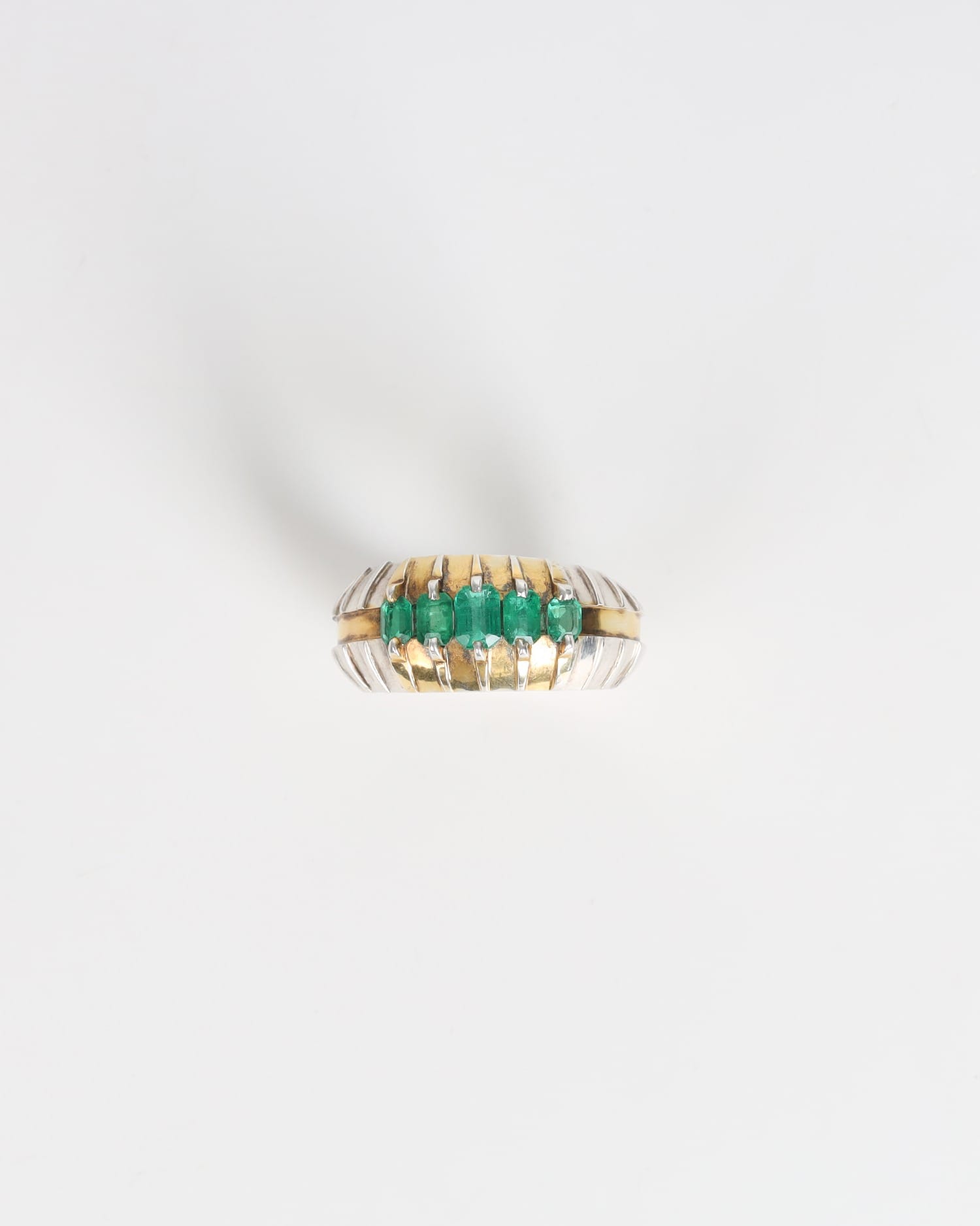 Emerald Ring Emeralds,  925 Silver