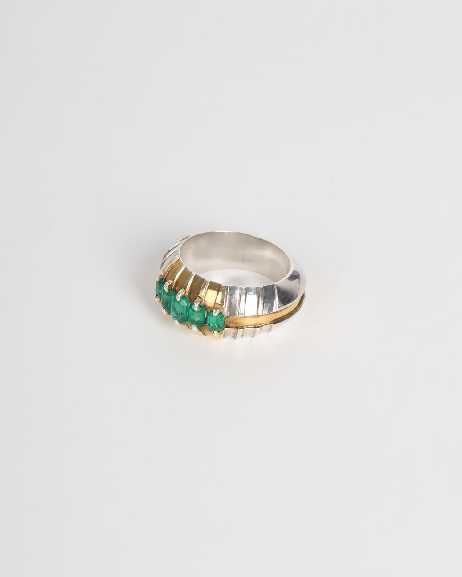 Emerald Ring Emeralds,  925 Silver