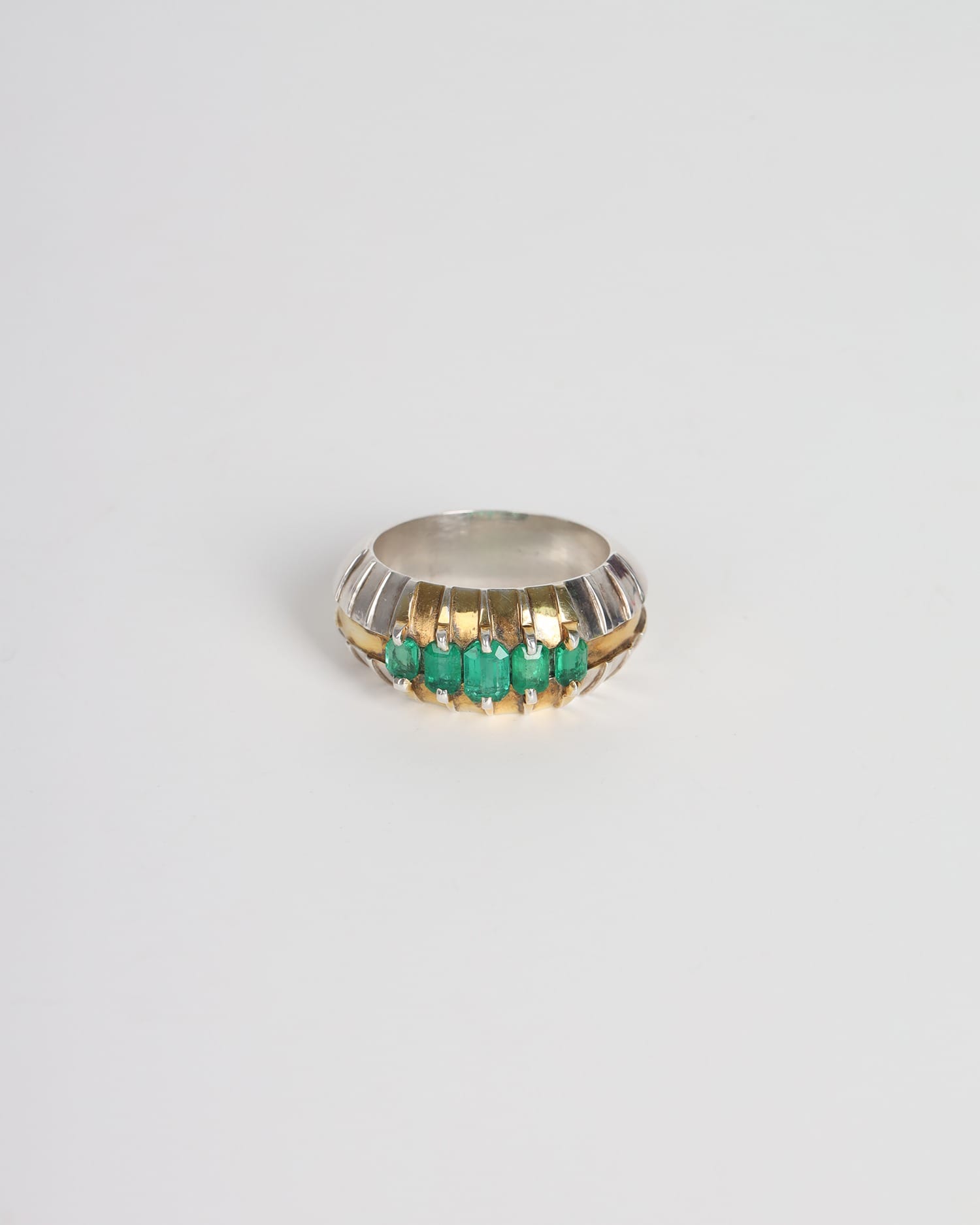 Emerald Ring Emeralds,  925 Silver
