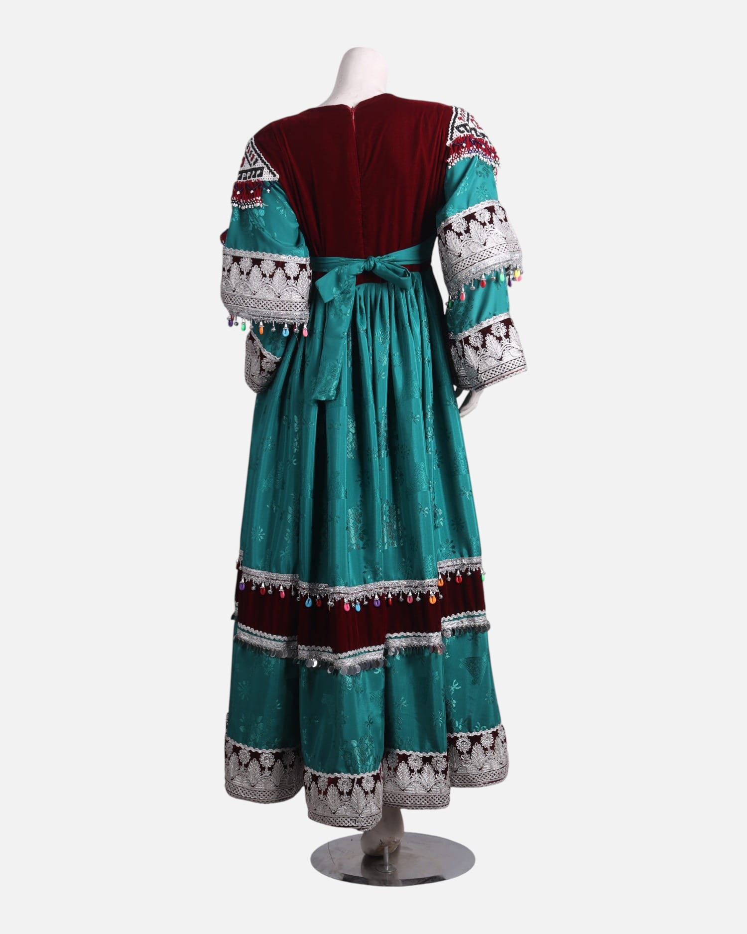Eid dress for Women 2026 – Premium Turquoise Afghan Gand Dress | Aseel