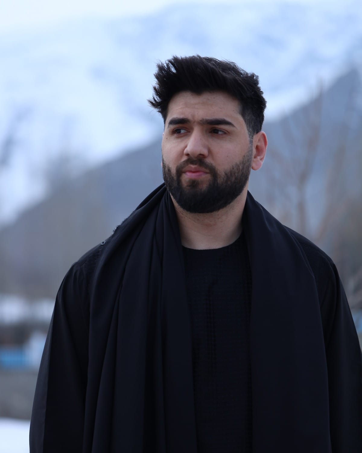 Black Afghan Clothes Qasimi Design for Men – Traditional Embroidered
