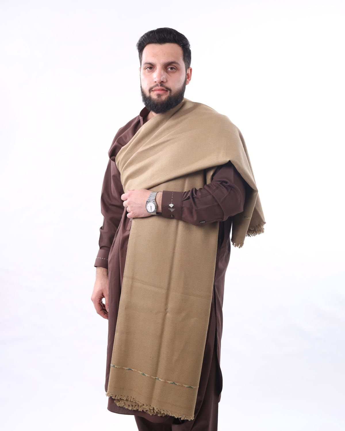 Luxury Afghan Patu Shawl | Wool Kashmiri Winter Scarf Oversize