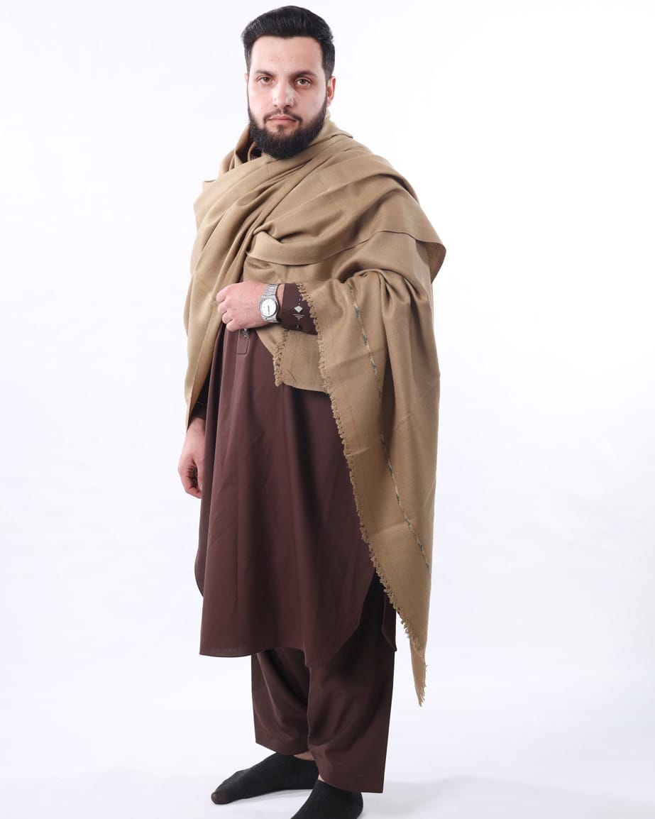 Luxury Afghan Patu Shawl | Wool Kashmiri Winter Scarf Oversize