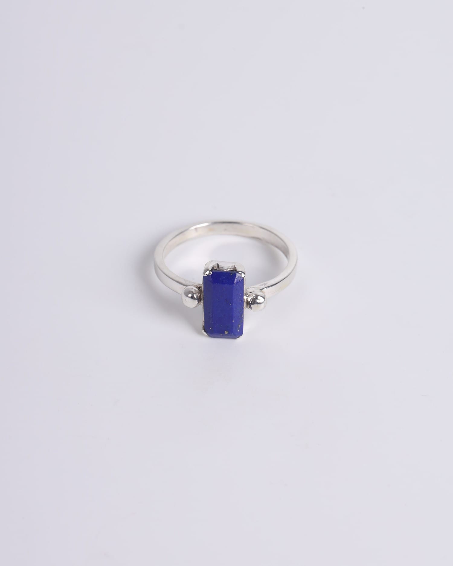 Women’s Lapis Lazuli & Silver Ring Fine Jewelry Blue Gemstone