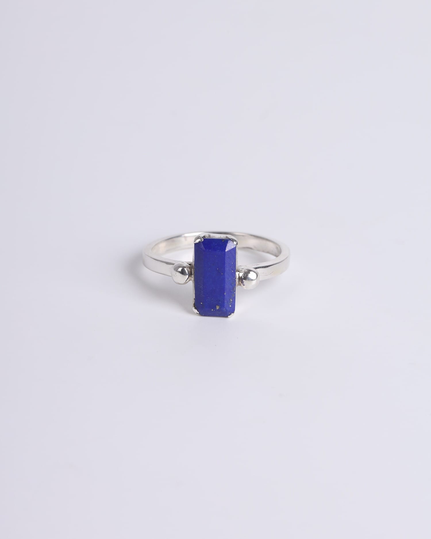 Women’s Lapis Lazuli & Silver Ring Fine Jewelry Blue Gemstone