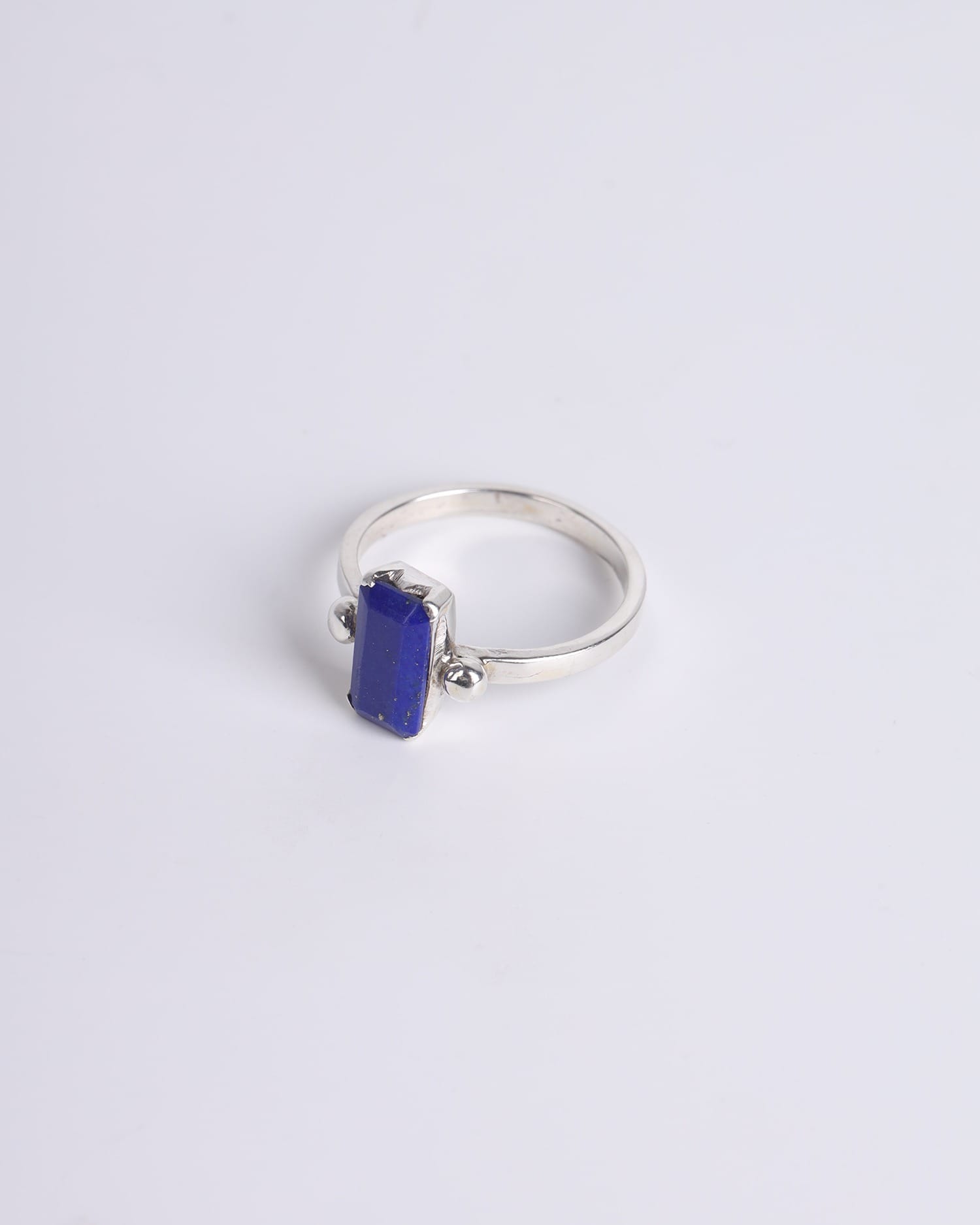Women’s Lapis Lazuli & Silver Ring Fine Jewelry Blue Gemstone