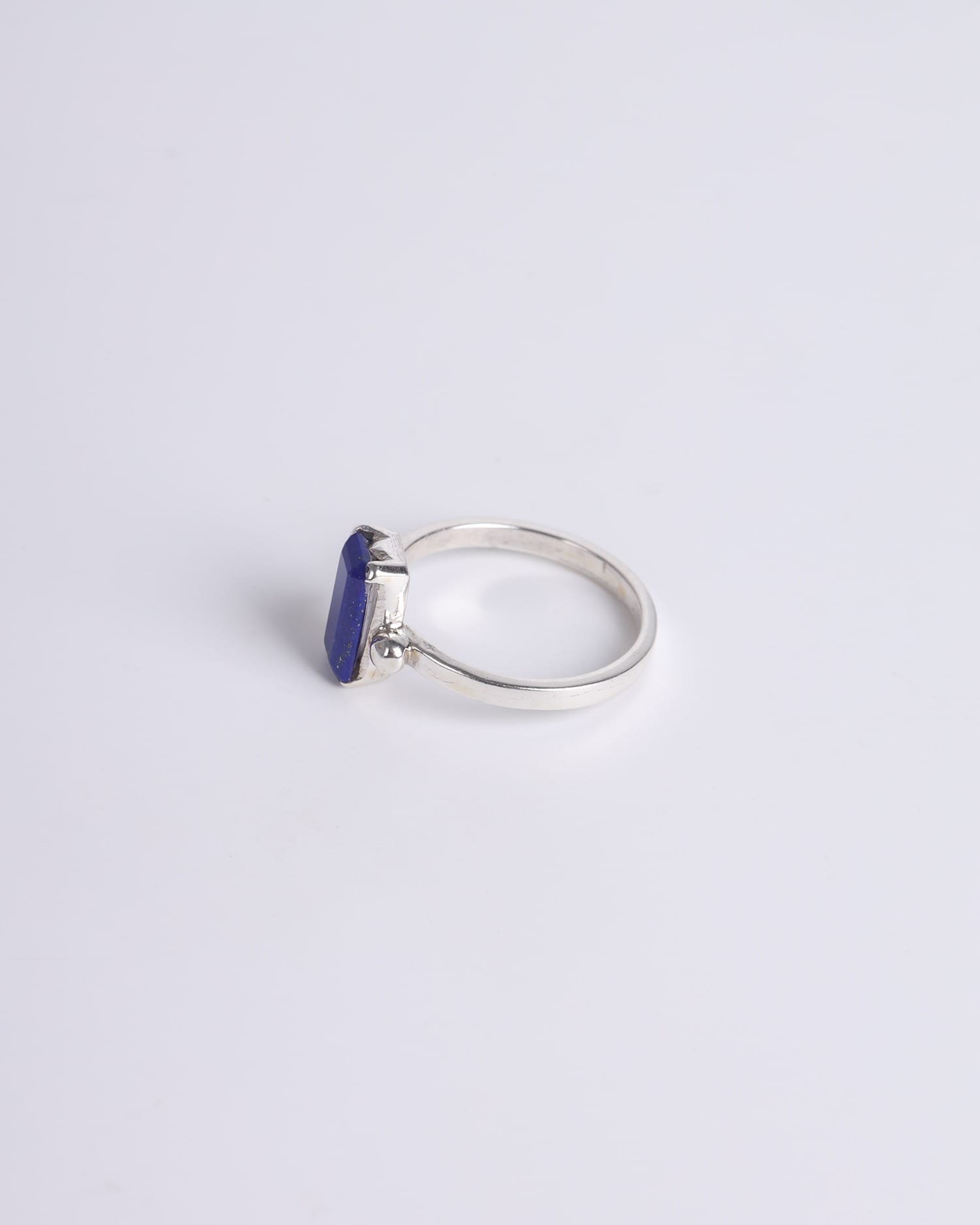 Women’s Lapis Lazuli & Silver Ring Fine Jewelry Blue Gemstone