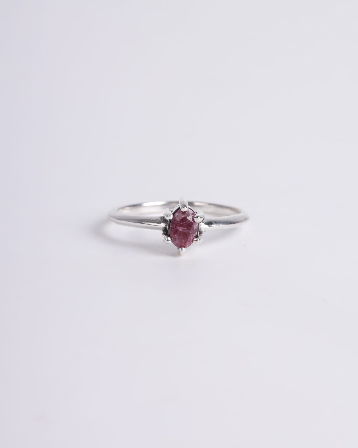 Elegant Women’s Silver Ruby Ring – Quality Fine Jewelry Gift