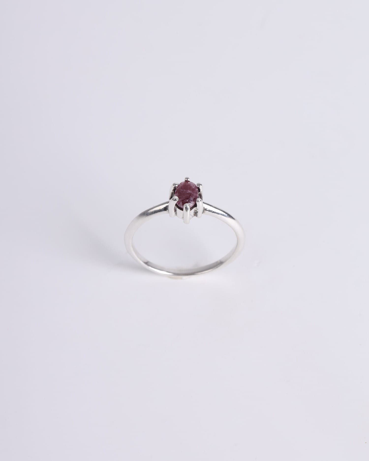 Elegant Women’s Silver Ruby Ring – Quality Fine Jewelry Gift