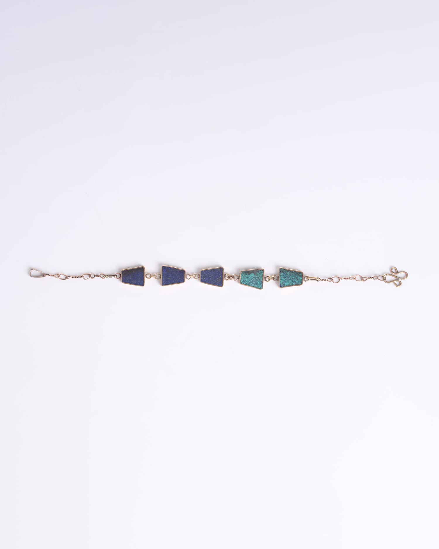 Brass Lapis Lazuli & Turquoise Bracelet – Handcrafted Women’s Jewelry