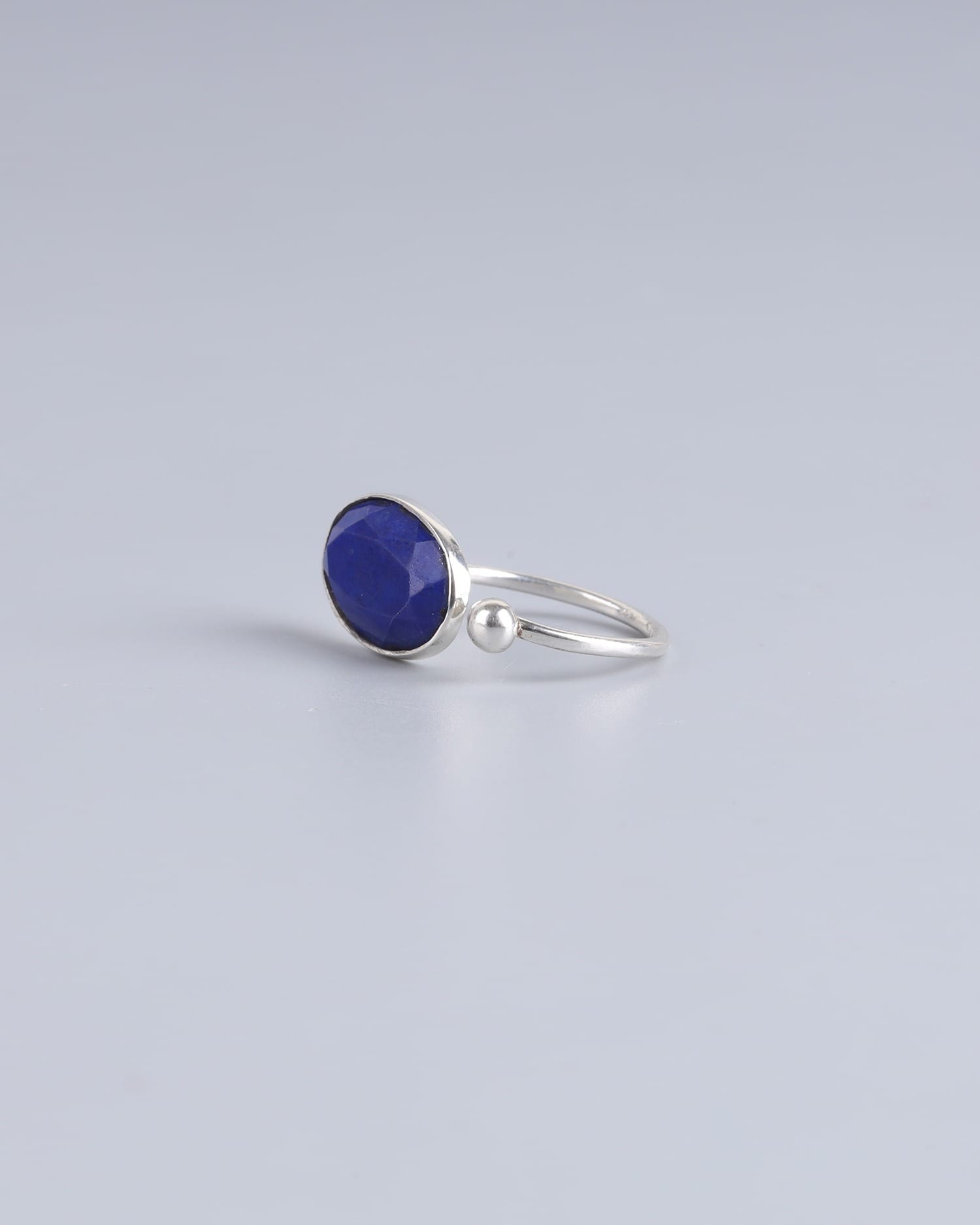 Handmade Oval Lapis Lazuli Ring