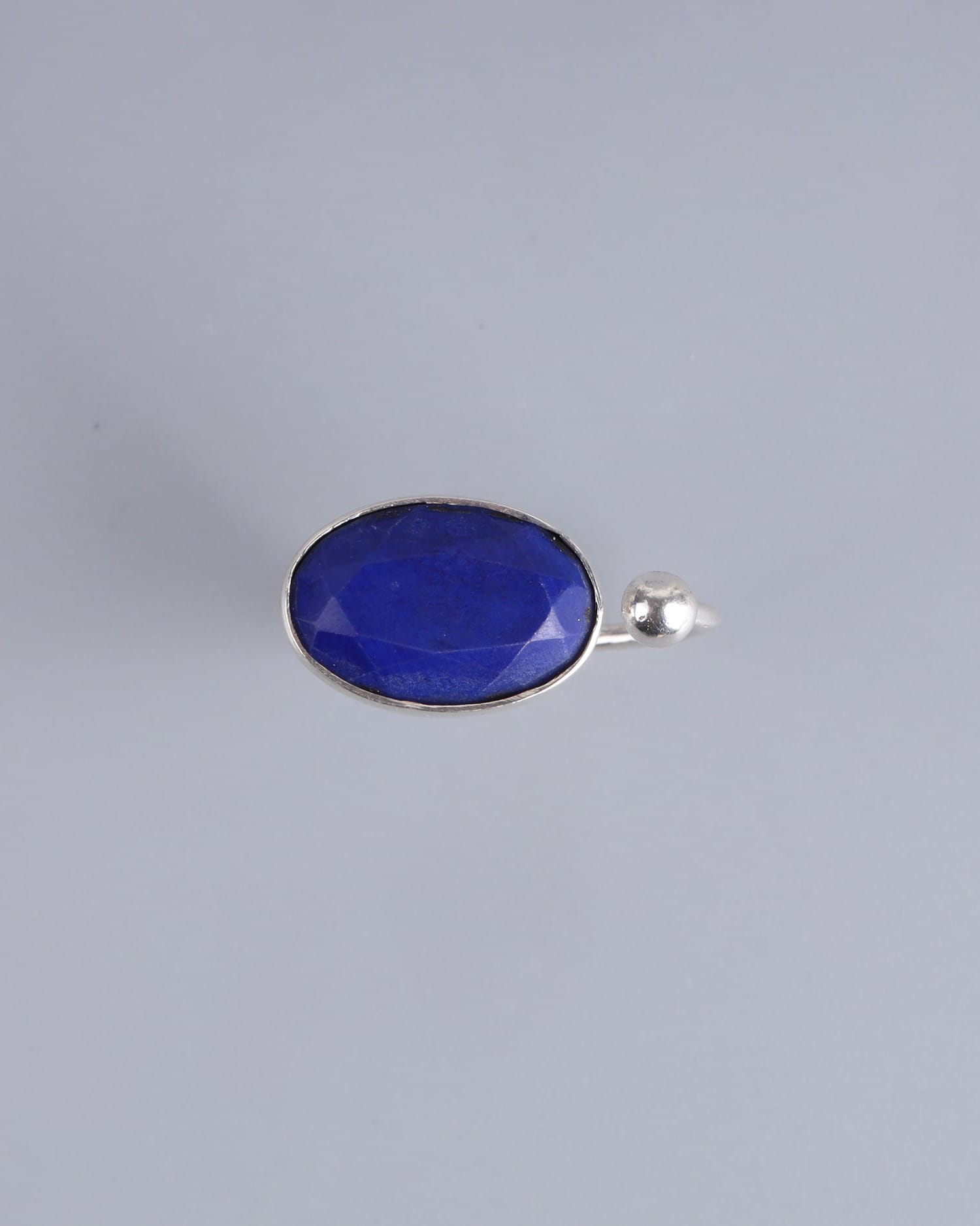 Handmade Oval Lapis Lazuli Ring