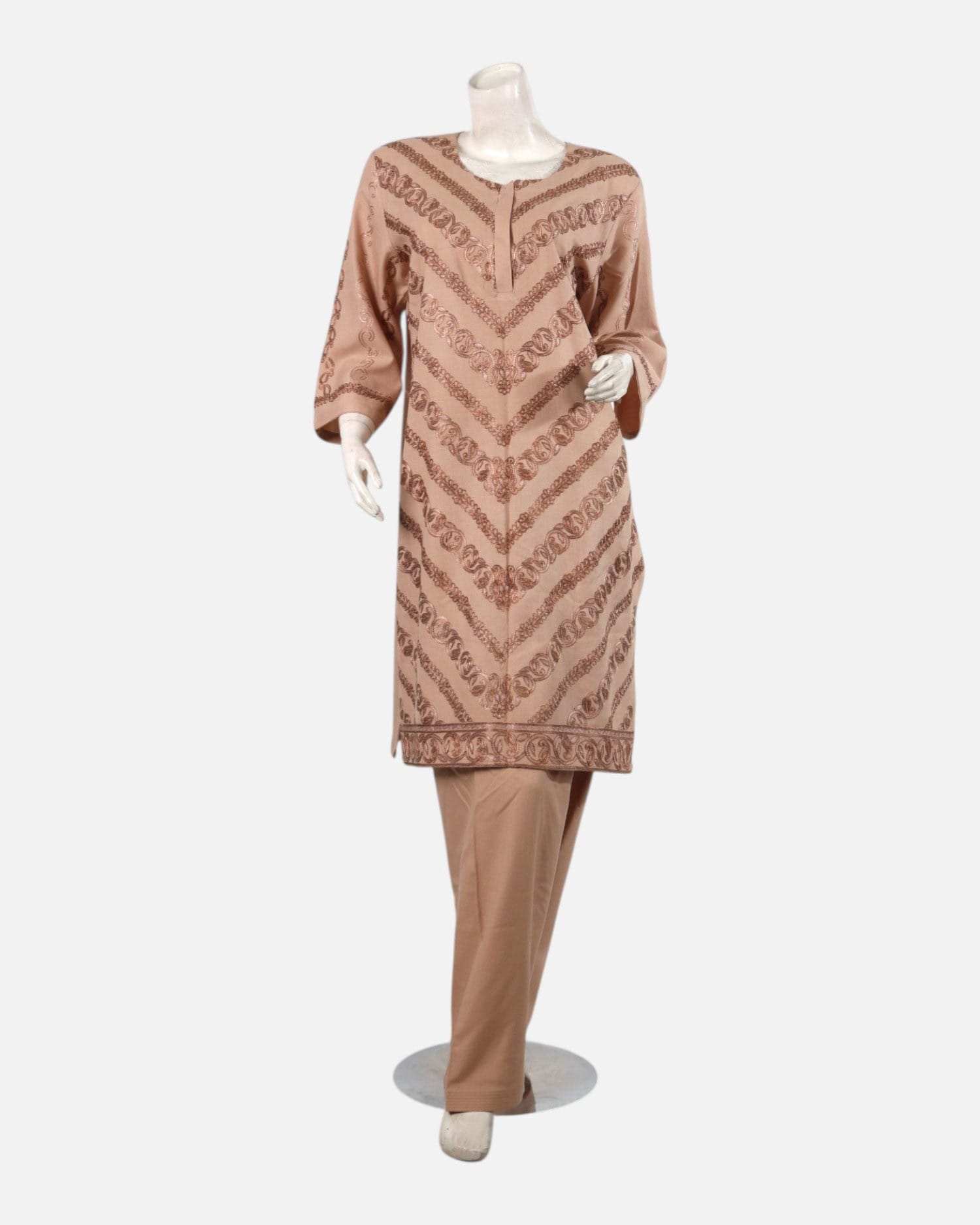 Afghan Punjabi Dress – Three-Piece Handcrafted Outfit with Embroidery
