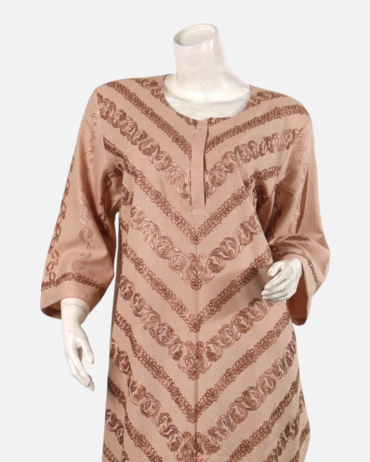 Afghan Punjabi Dress – Three-Piece Handcrafted Outfit with Embroidery