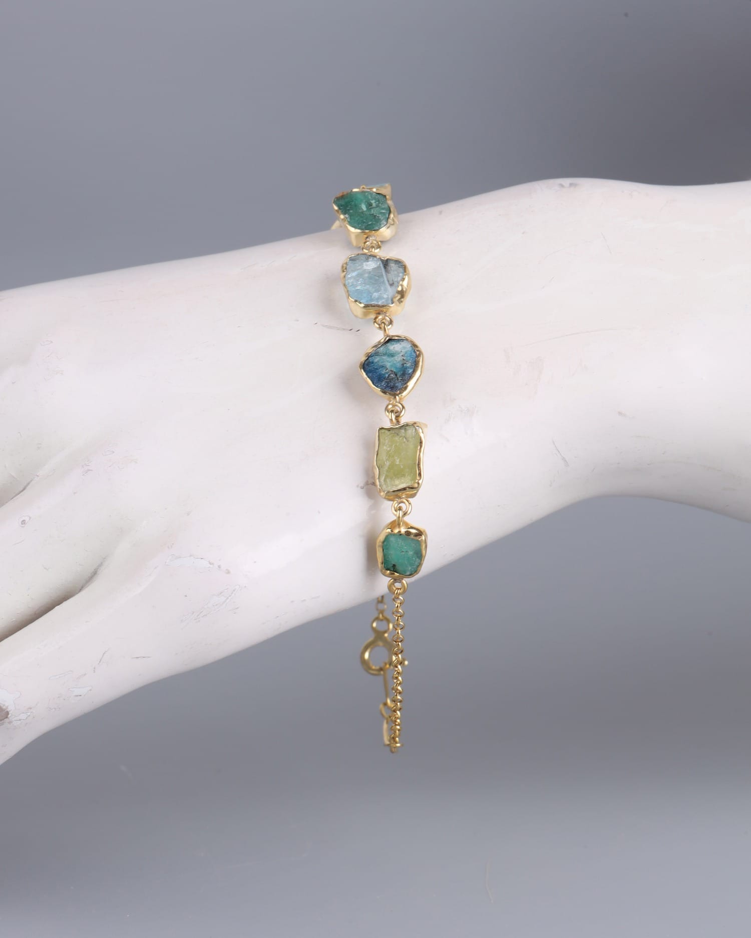 Panjshir Emerald Gemstone Bracelet