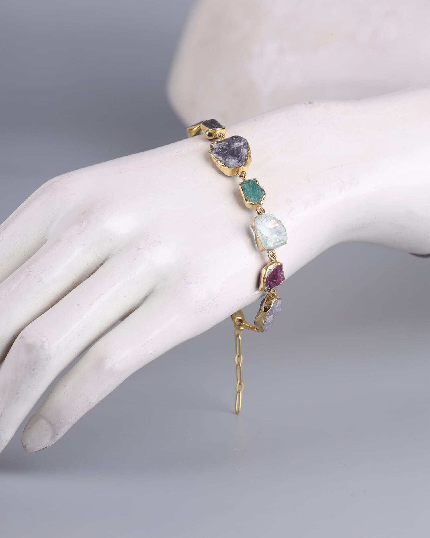 Afghan Natural Gemstone Bracelet