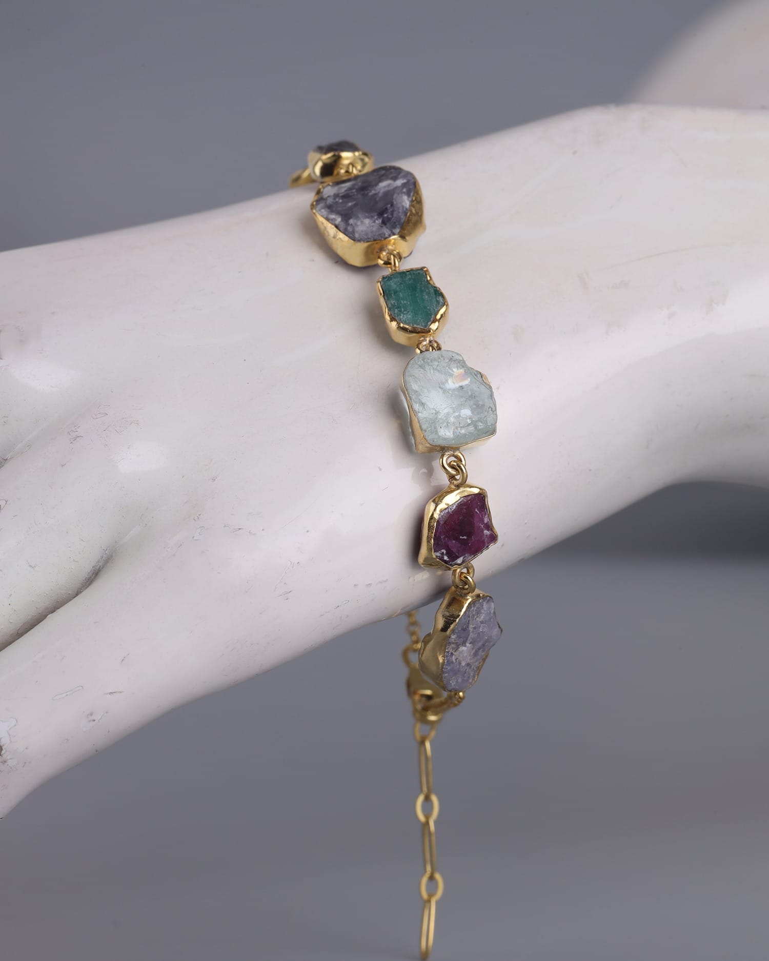 Afghan Natural Gemstone Bracelet
