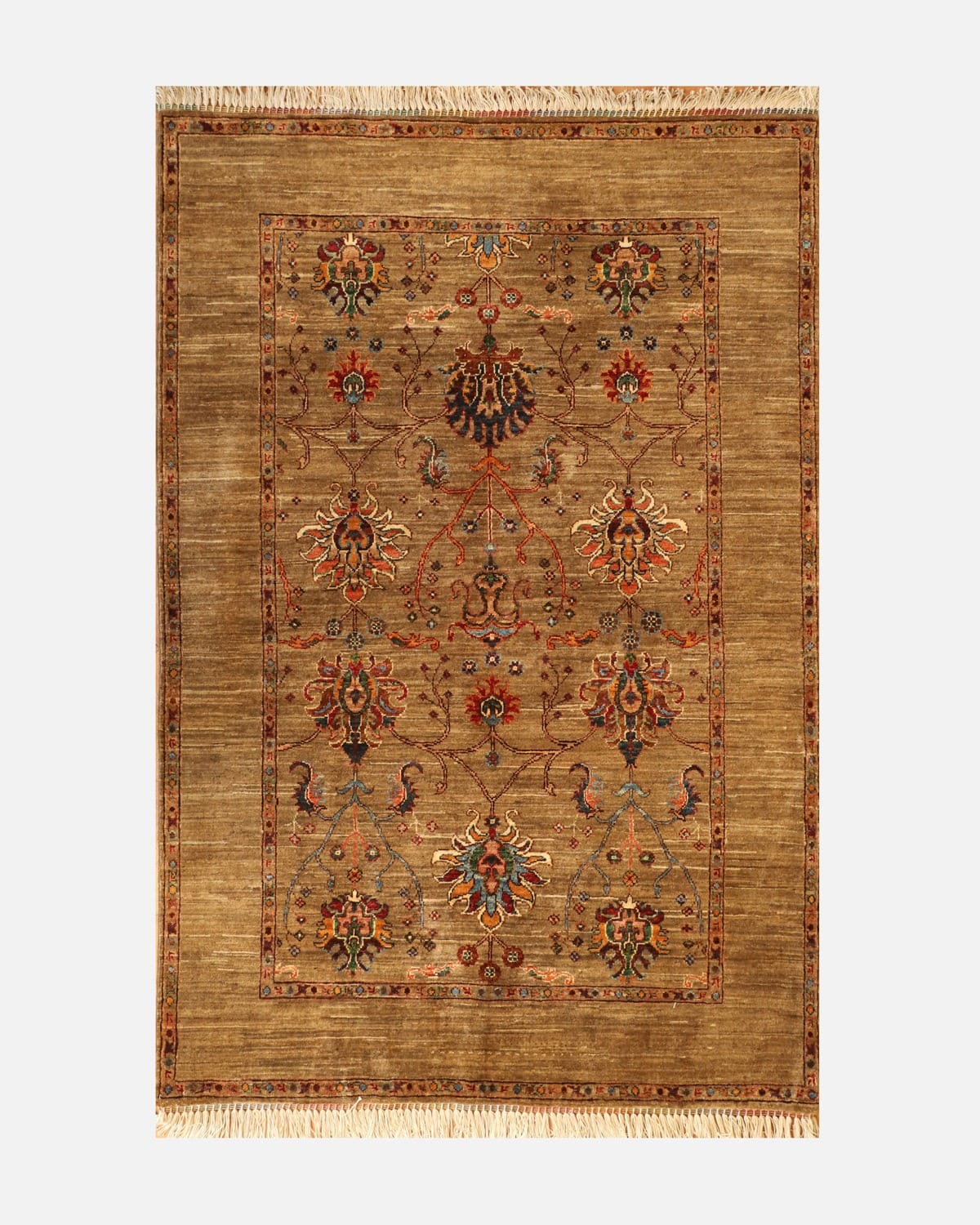 Sultani Afghan Rug | 150cm x 250cm (4ft 11in x 8ft 2in)