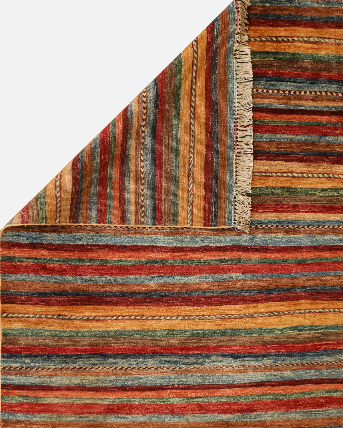 Khorjeen Afghan Rug – Wool, Hand-Knotted, 1.25x1.75 meters (35x35 inches)