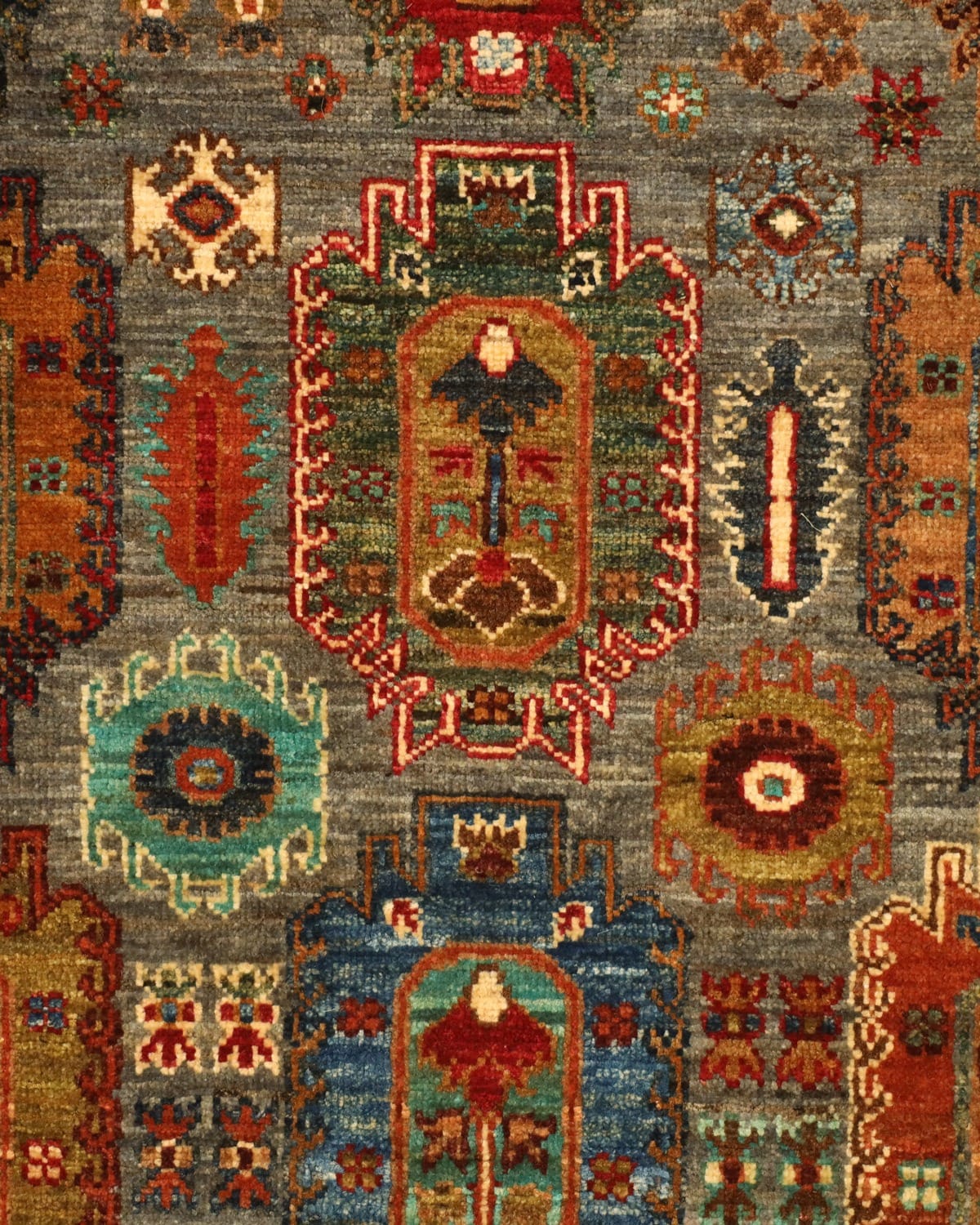 Handcrafted Afghan Wool & Cotton Rug – Vibrant Old Sultani Design with Intricate Detailing | 1.50x2m (35x40 inches)"