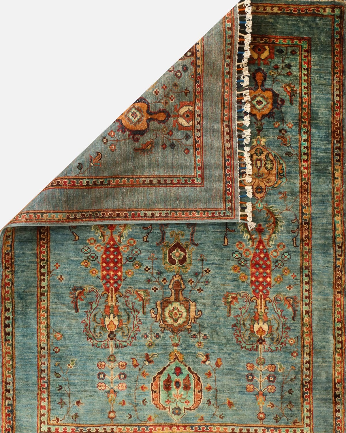 Traditional Afghan Hand Knotted Carpet Afghanistan