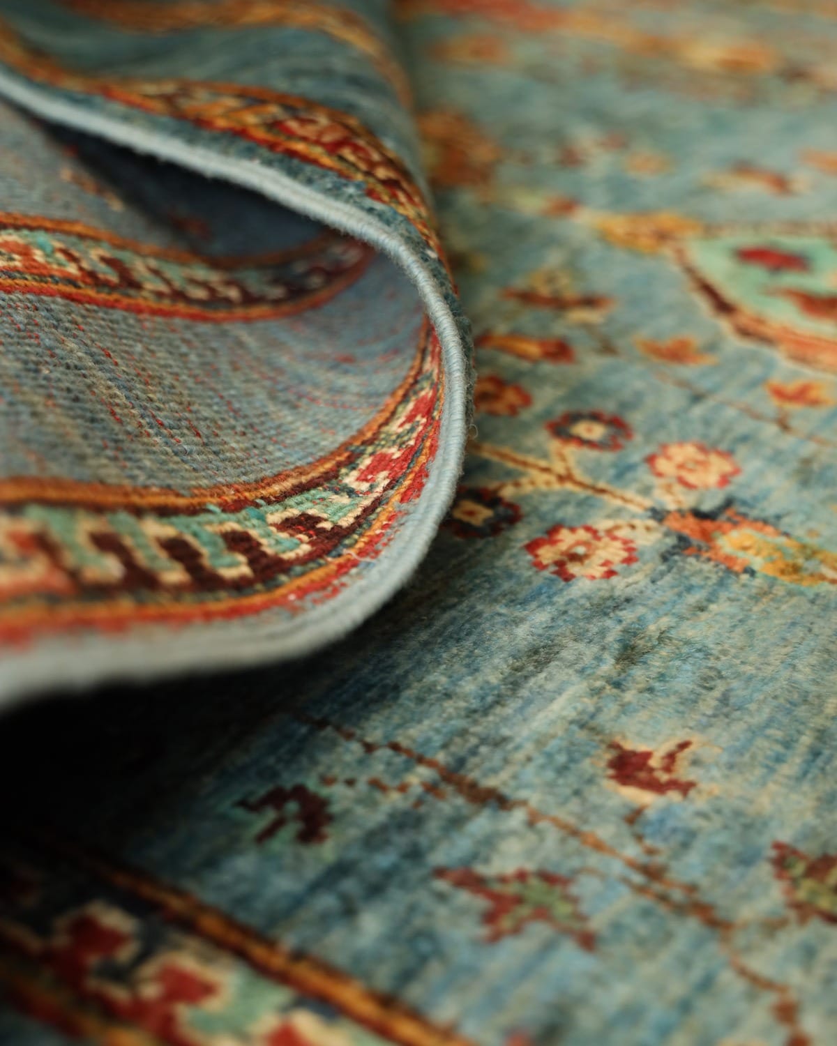 Traditional Afghan Hand Knotted Carpet Afghanistan