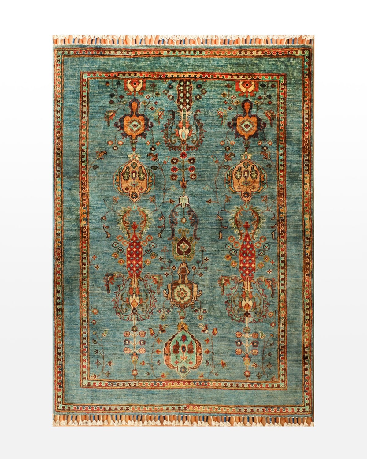 Traditional Afghan Hand Knotted Carpet Afghanistan