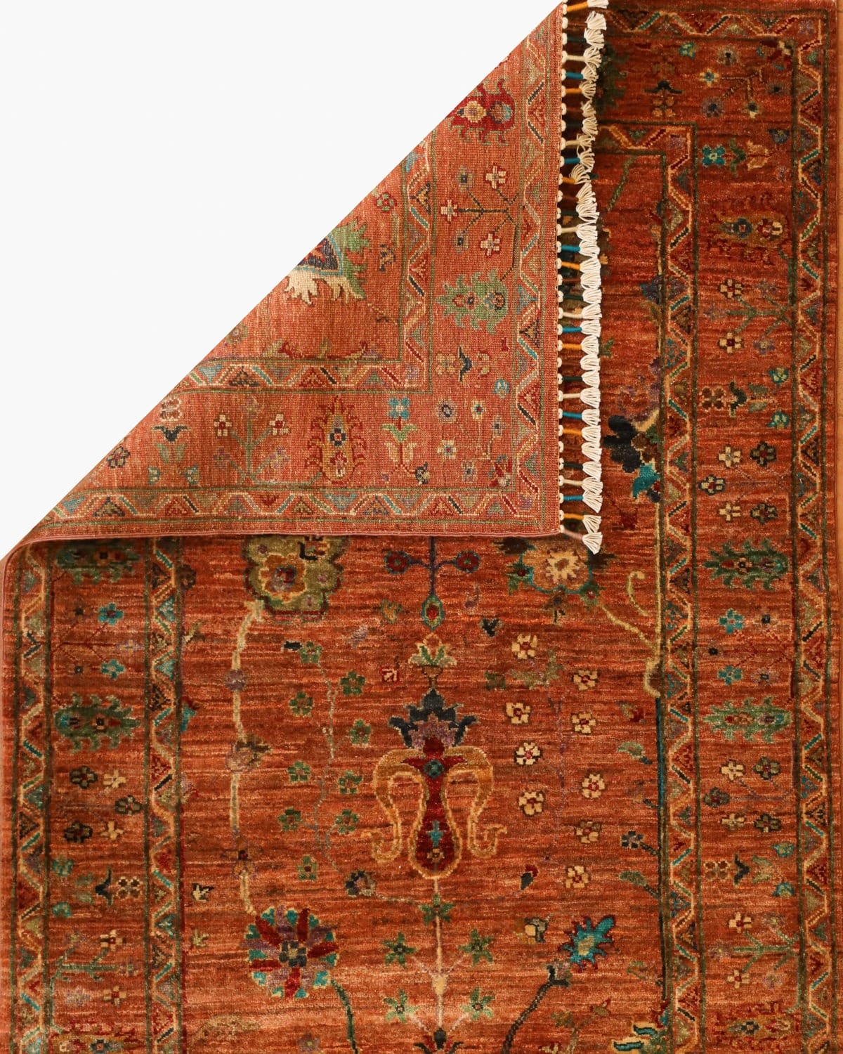 Handcrafted Sultani Afghan Rug - Premium Wool & Cotton - Hand Knotted  1×2 m (35×40 in)