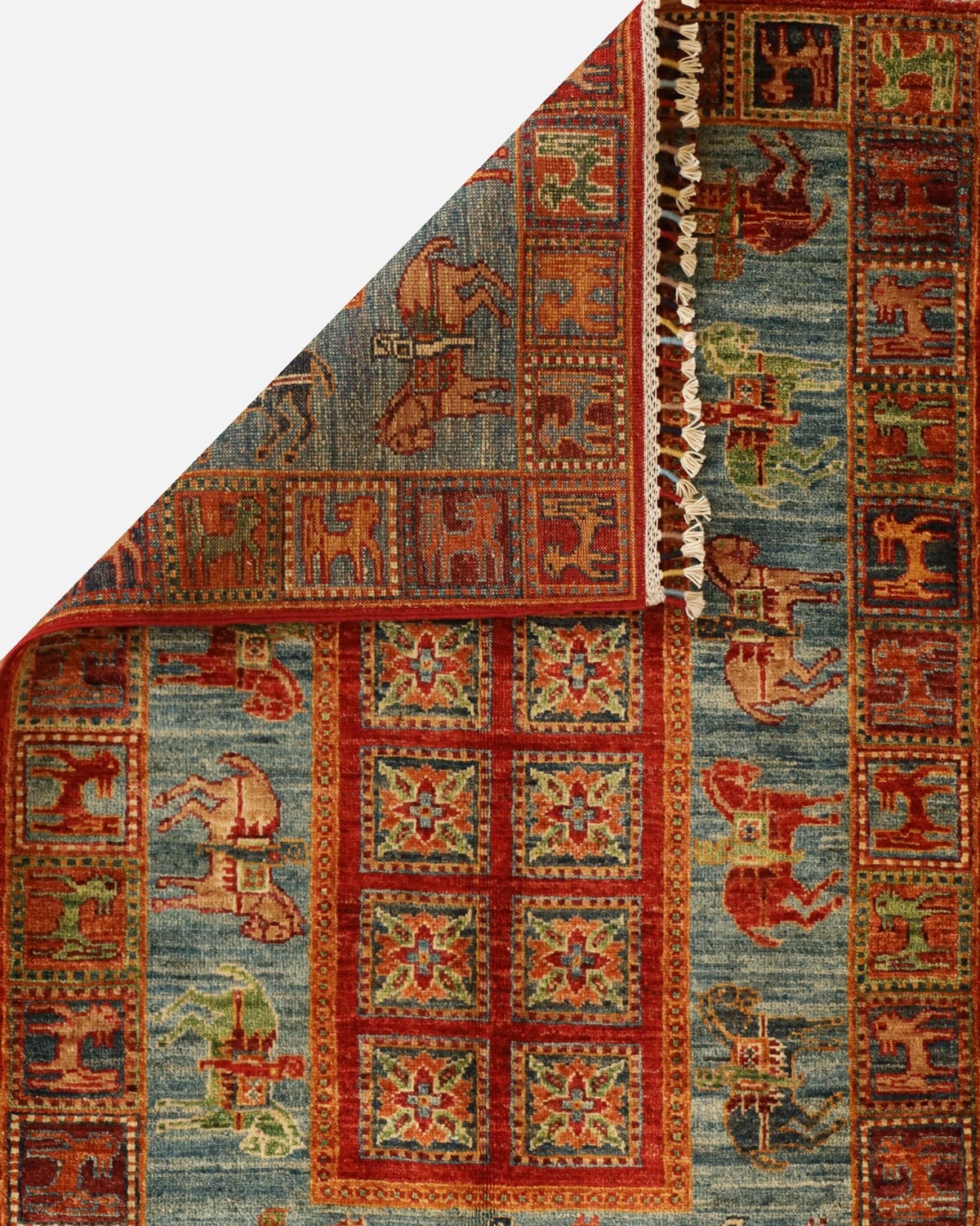Afghan Hand Knotted Rug Wool Rug, Unique Oriental Rug,  Area Rug, Decorative Rug