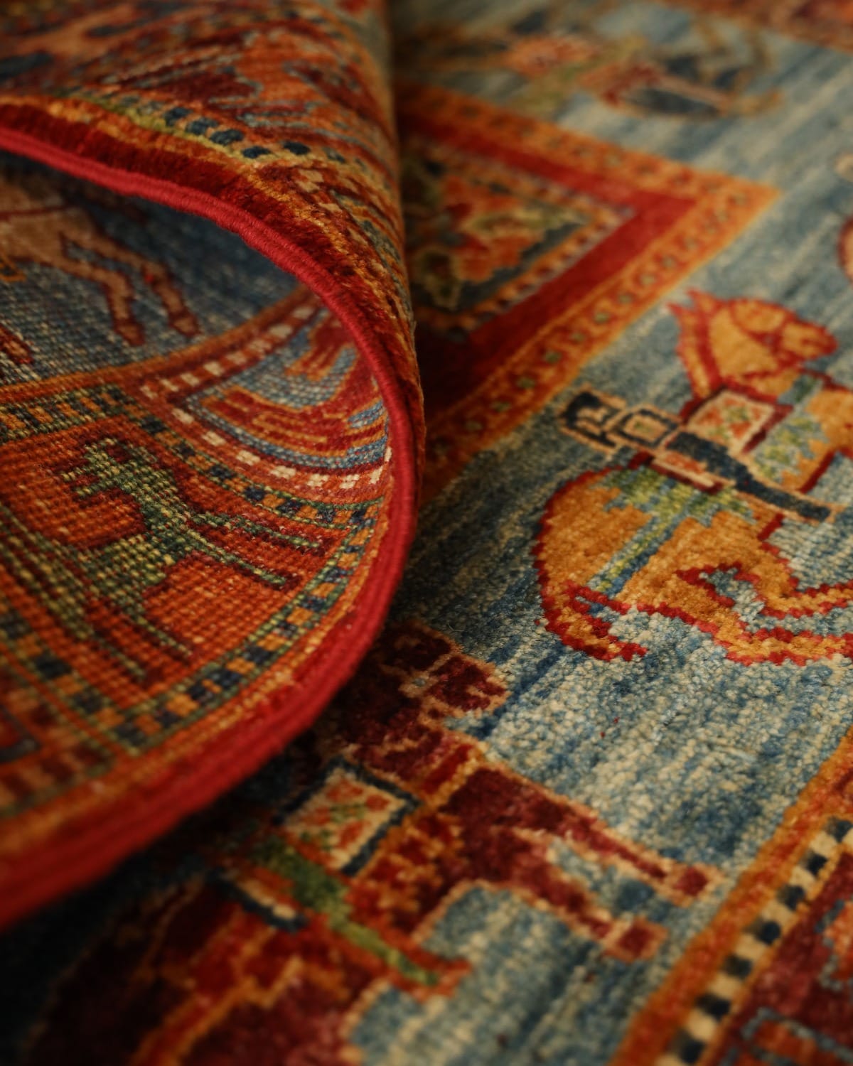 Afghan Hand Knotted Rug Wool Rug, Unique Oriental Rug,  Area Rug, Decorative Rug