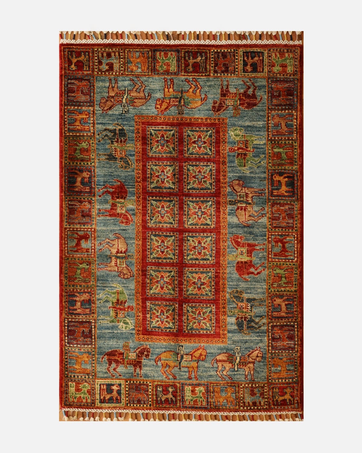 Afghan Hand Knotted Rug Wool Rug, Unique Oriental Rug,  Area Rug, Decorative Rug