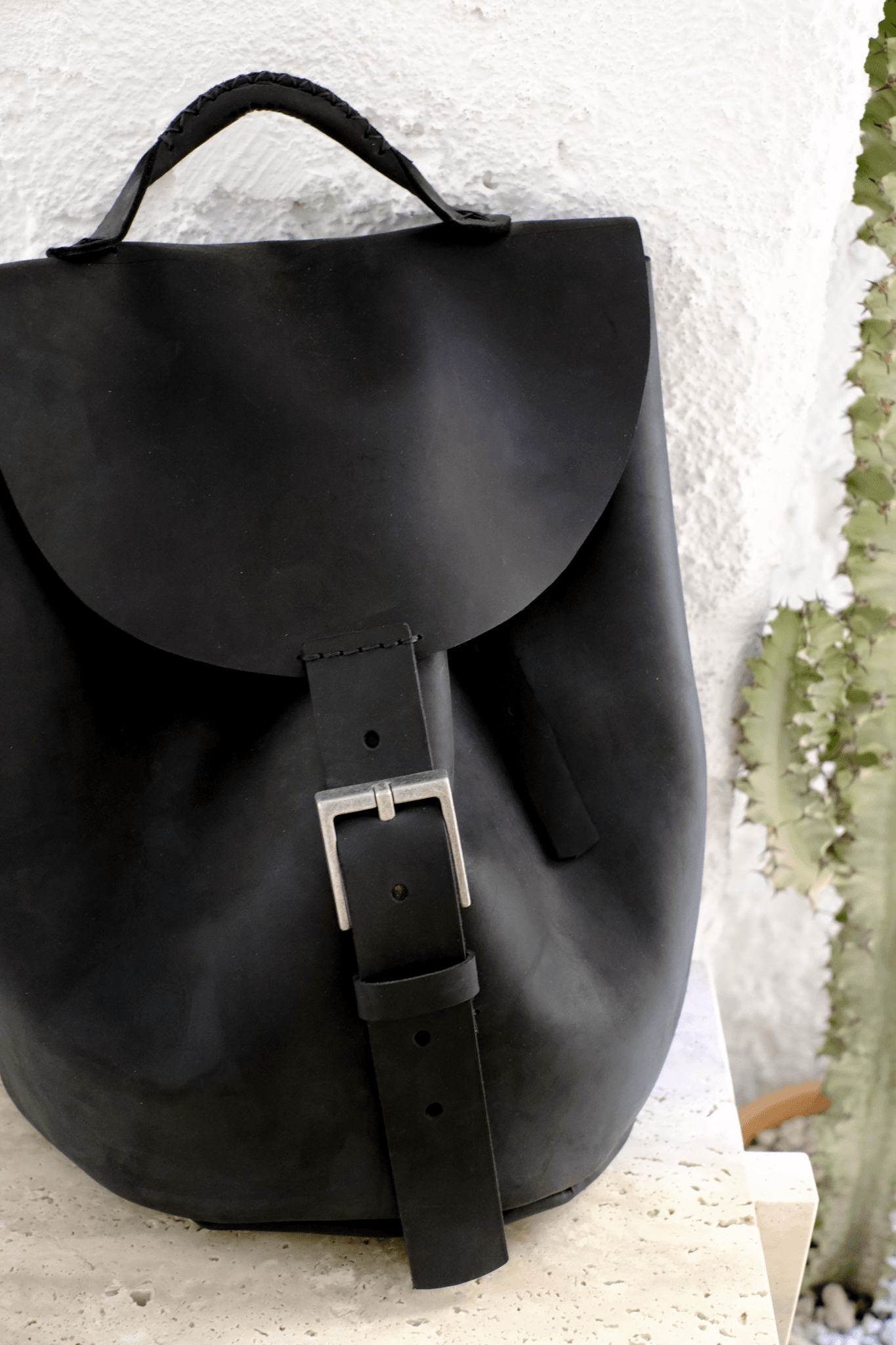 Premium Leather Bagpack for women, Handmade