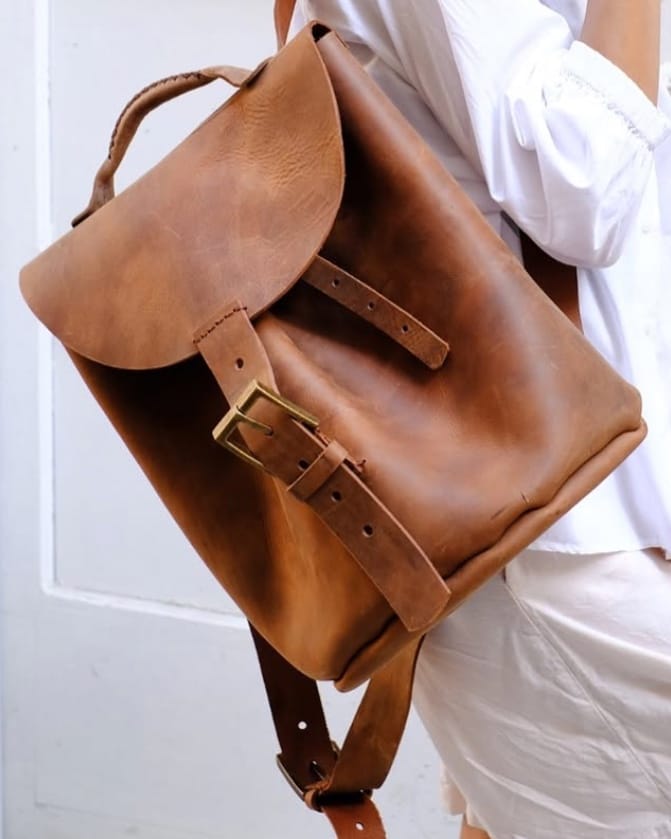 Leather Backpack Handmade, Artisan Crafted, Premium Leather